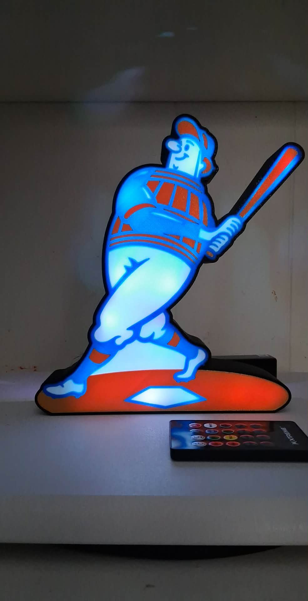 Brewers Barrelman LED light box – custom 3D printed – Lit Layer Creations